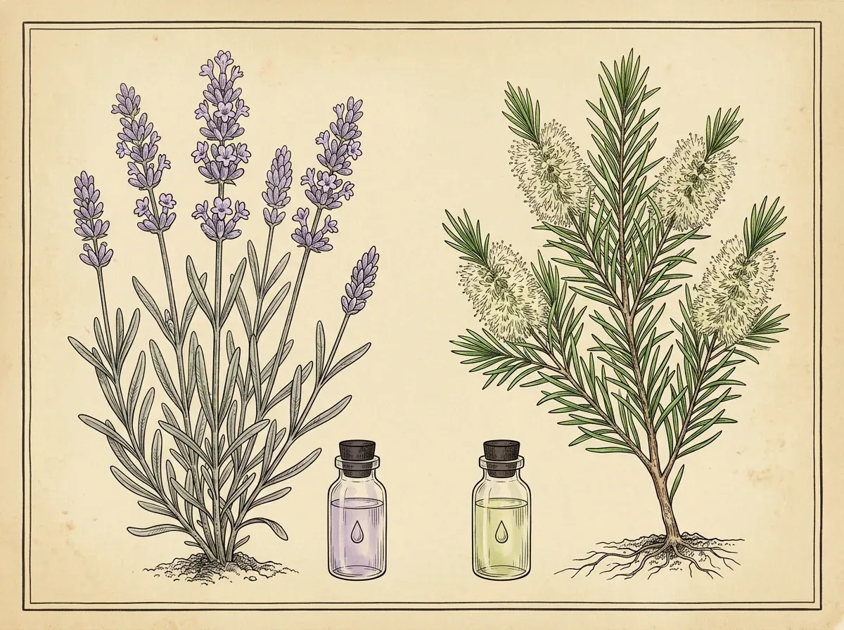 Lavendelöl vs. Teebaumöl – Welches Öl für welchen Zweck?