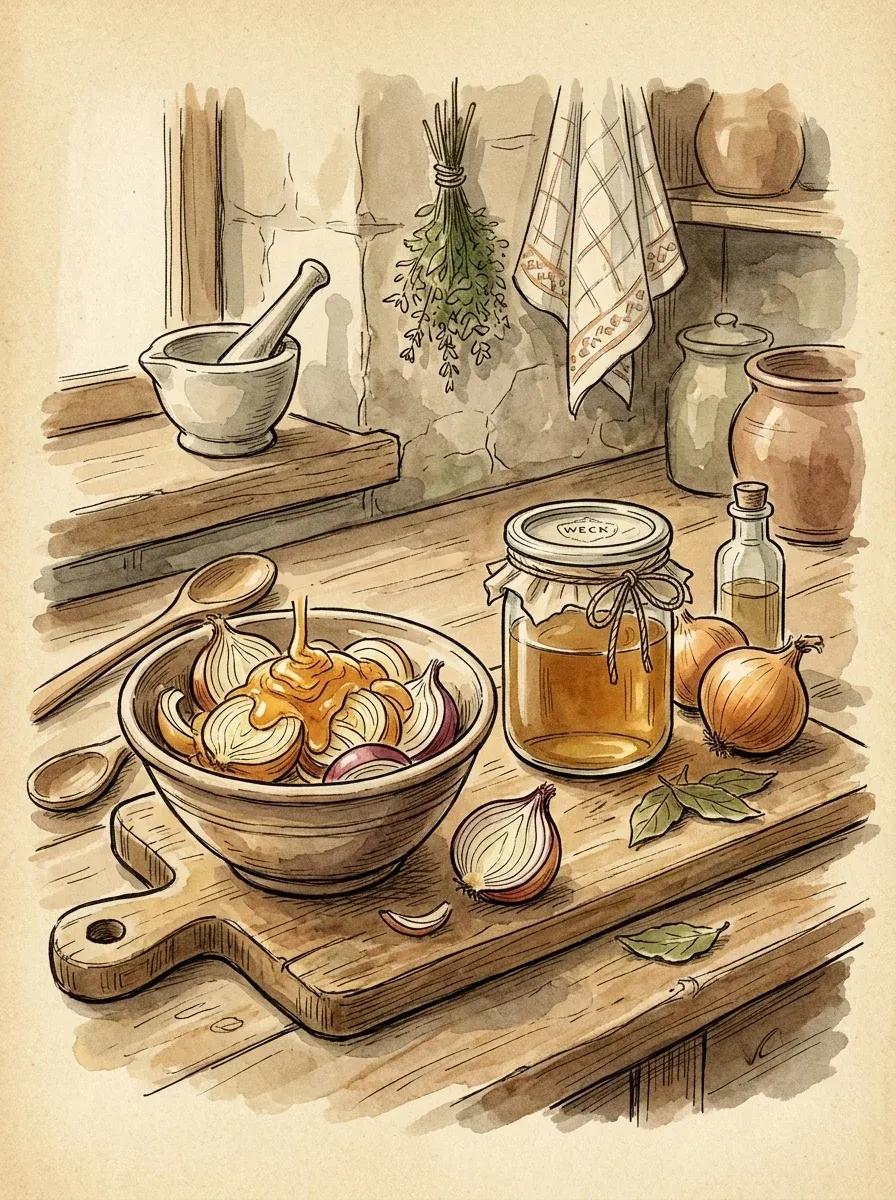 Zwiebelsaft gegen Husten